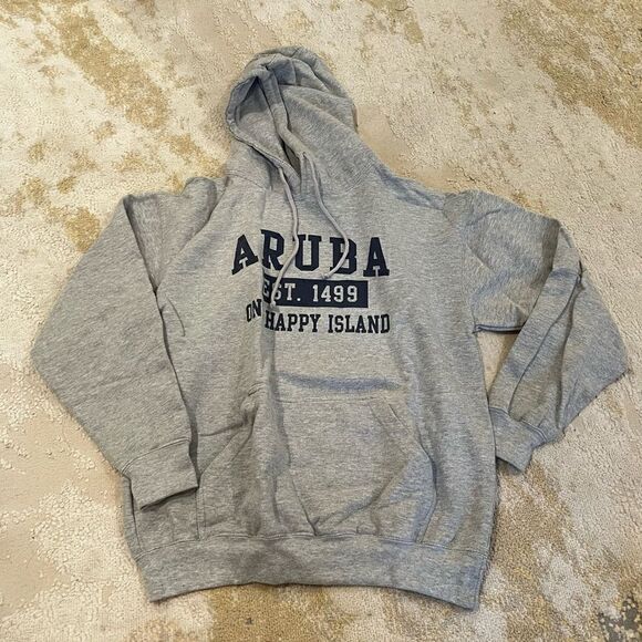 gray aruba long sleeve sweatshirt - Picture 1 of 4